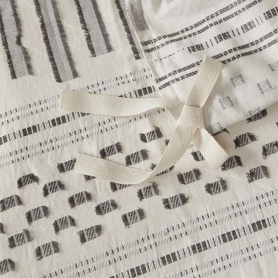 Cotton Jacquard Duvet Cover Set with Matching Shams