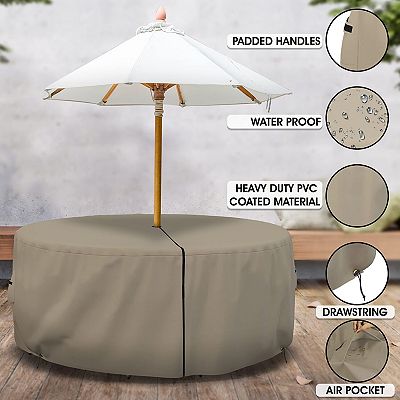 center pole 12ft 12 ft square patio umbrella 12 ft. Teak Market Umbrella