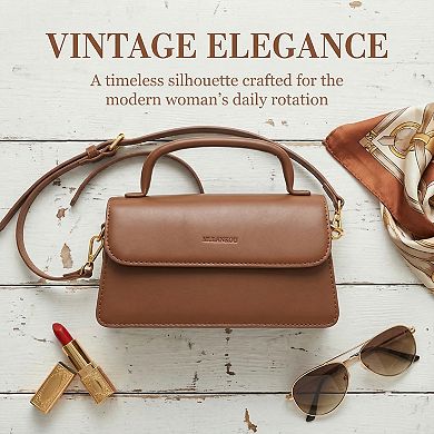 Crossbody Bag for Women Top Handle Shoulder Bags Leather Small Handbags with Adjustable Strap