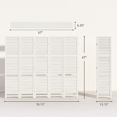 HOMCOM 5 Panel Privacy Screen