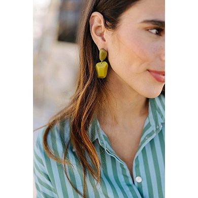 Kiwi Geo Earrings