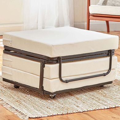 BrylaneHome 350 Lbs. Weight Capacity Sleeper Ottoman