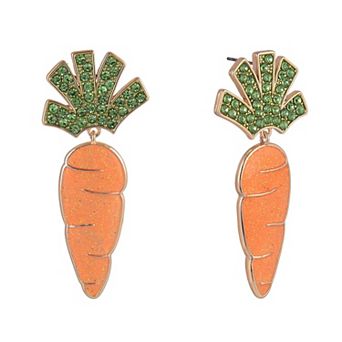 Hallmark Carrot Drop Earrings