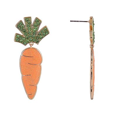 Hallmark Carrot Drop Earrings