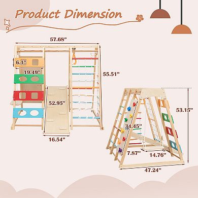 Whisen 9-in-1 Playset for Motor Skills, Fun & Safe Play