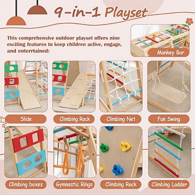Whisen 9-in-1 Playset for Motor Skills, Fun & Safe Play
