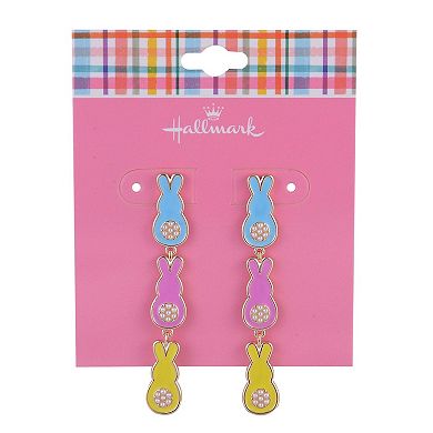 Hallmark Linear Easter Bunny Earrings