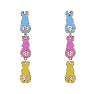 Hallmark Linear Easter Bunny Earrings