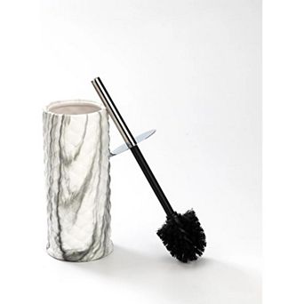 Chrome Marble Ceramic Toilet Brush