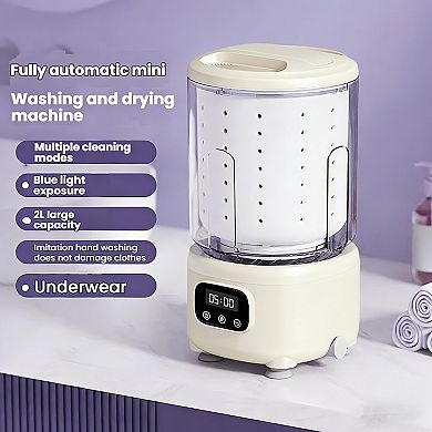 2L Mini Washing Machine With Dehydration Function, Underwear Washer, Portable Mini Washing Machine