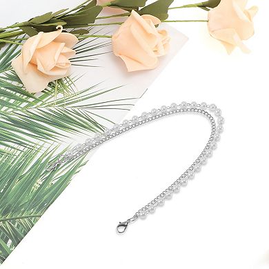 11.61" Lightweight Handbag Strap 1 Pc Silver Tone