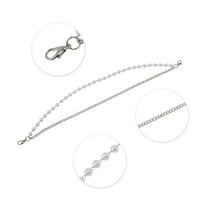 11.61" Lightweight Handbag Strap 1 Pc Silver Tone