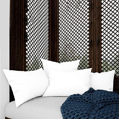 Covers&All Throw Pillow Inserts Set of 4, Durable Soft Rectangle Non-Woven Fabric with Silicon