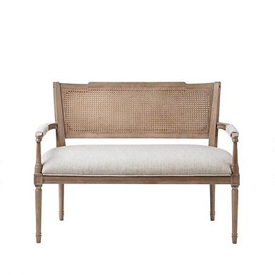 Elegant Settee with Solid Wood Frame Banquette Seating for Dining
