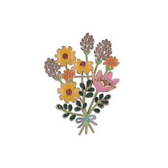 Hallmark Flower Bouquet Pin