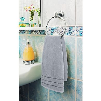Towels 8 Piece Luxury Towel Set, 2 Bath, 2 Hand, and 4 Wash Cloths, 600 GSM Ring Spun Cotton