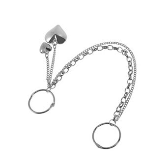 12.01" Adjustable Handbag Strap for Purses 1 pc Heart Silver Tone