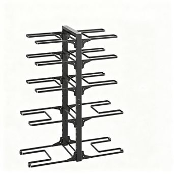 Adjustable 23.62" Elevated Pan Organizer for Heavy Pots & Pans