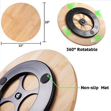 10" Lazy Susan Turntable Countertop Organizer
