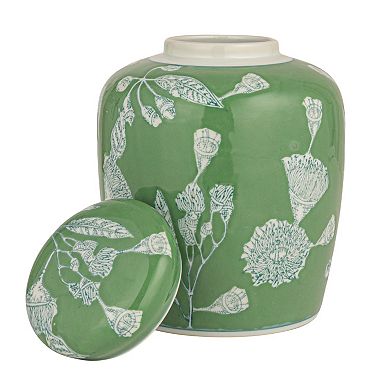 Hello Honey Decorative Color Ceramic Ginger Jar with Lid