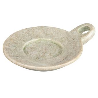 Hello Honey Hand-Carved Marble Dish with Handle
