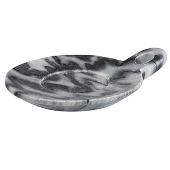 Hello Honey Hand-Carved Marble Dish with Handle