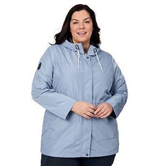 Free Country Women's Plus Size Rain Away Anorak Rain Jacket