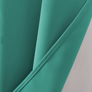 100% Polyester 250 GSM Riley 100% Blackout Grommet Curtain Panel