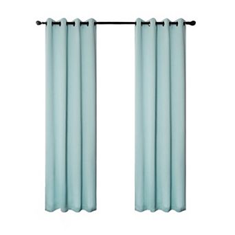 100% Polyester 250 GSM Riley 100% Blackout Grommet Curtain Panel
