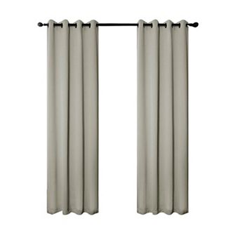 100% Polyester 250 GSM Riley 100% Blackout Grommet Curtain Panel