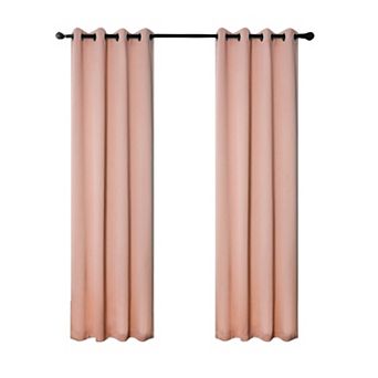 100% Polyester 250 GSM Riley 100% Blackout Grommet Curtain Panel