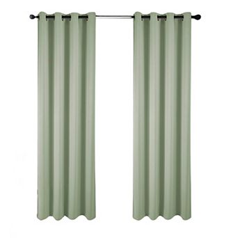 100% Polyester 250 GSM Riley 100% Blackout Grommet Curtain Panel