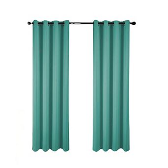 100% Polyester 250 GSM Riley 100% Blackout Grommet Curtain Panel
