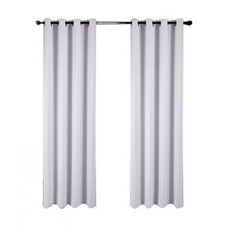 100% Polyester 250 GSM Riley 100% Blackout Grommet Curtain Panel