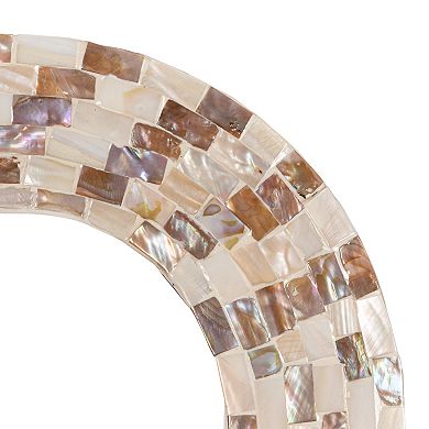 Hello Honey Mother of Pearl Waterfall End Table