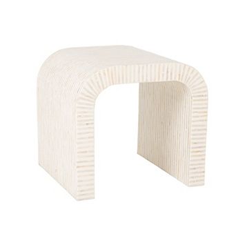 Hello Honey Mother of Pearl Waterfall End Table