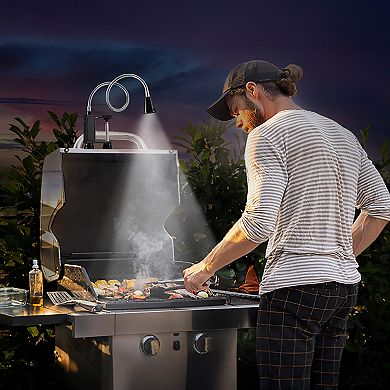 Sorbus 2 Pack 22 Inch BBQ Grill 360 Degree Flexible Gooseneck LED Lights - Weather Resistant