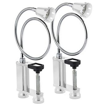 Sorbus 2 Pack 22 Inch BBQ Grill 360 Degree Flexible Gooseneck LED Lights - Weather Resistant