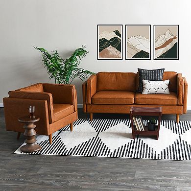 Hello Honey Berns Mid Century Modern Solid Wood End Table or Stool