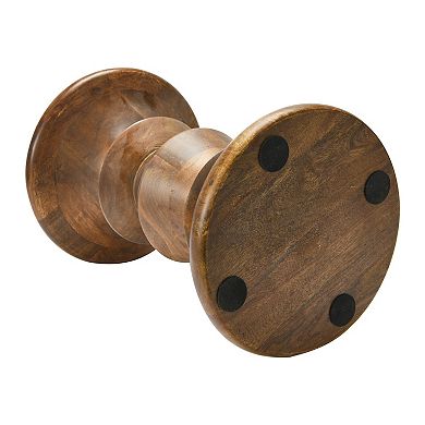 Hello Honey Berns Mid Century Modern Solid Wood End Table or Stool