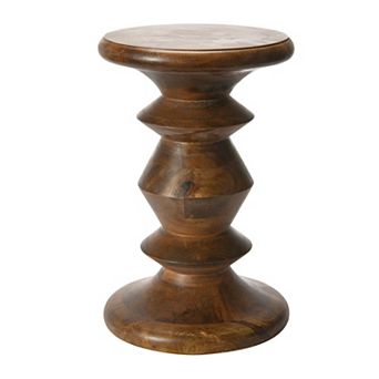 Hello Honey Berns Mid Century Modern Solid Wood End Table or Stool