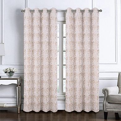 100% Polyester 140 GSM Luca Jacquard Grommet Curtain Panel