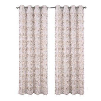 100% Polyester 140 GSM Luca Jacquard Grommet Curtain Panel
