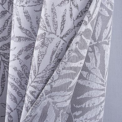 100% Polyester 140 GSM Liana Jacquard Grommet Curtain Panel