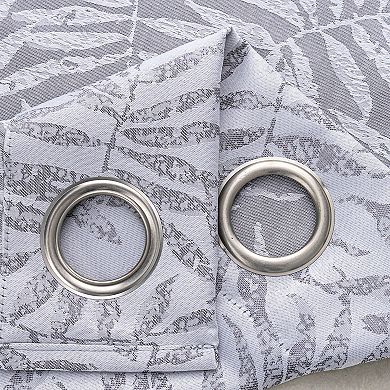 100% Polyester 140 GSM Liana Jacquard Grommet Curtain Panel