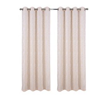 100% Polyester 140 GSM Liana Jacquard Grommet Curtain Panel
