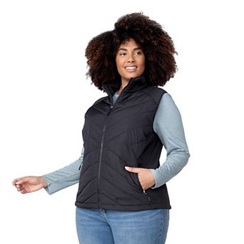 Free Country Women's Plus Size Quilted Hybrid Vest