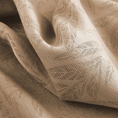 100% Polyester 270 GSM Reba Luxury Jacquard Blackout Grommet Curtain Panel