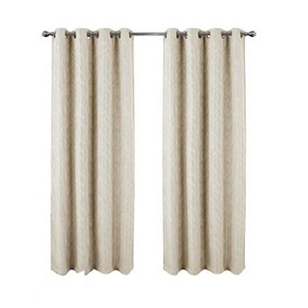100% Polyester 270 GSM Reba Luxury Jacquard Blackout Grommet Curtain Panel