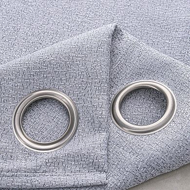 100% Polyester 140 GSM Lava Jacquard Grommet Curtain Panel